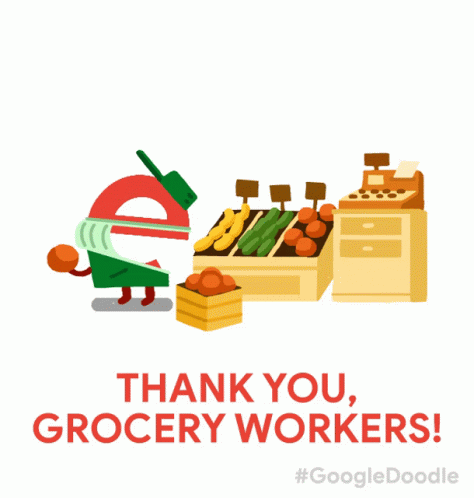 Thank You Grocery Workers Essential Employee GIF - ThankYouGroceryWorkers EssentialEmployee FoodProviders GIFs