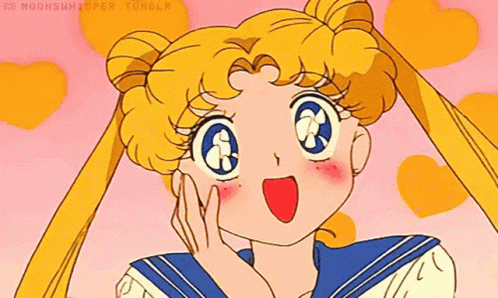 Sailor Moon Blush GIF - SailorMoon Blush Happy - Discover & Share GIFs
