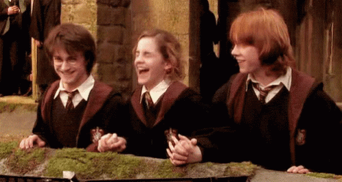 Image result for harry potter gifs laughing