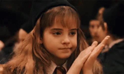Oh Hooray GIF - HarryPotter EmmaWatson Hermione GIFs