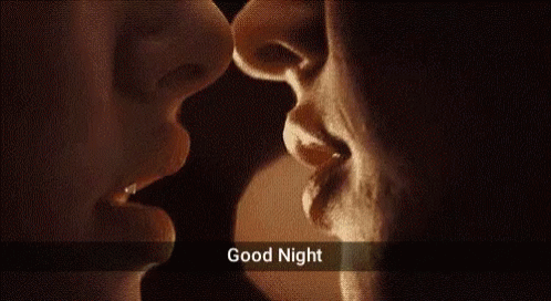 Kiss Good Night Gif Kiss Goodnight Kissing Discover Share Gifs