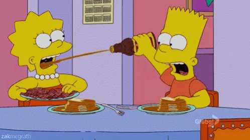 Breakfast The Simpsons GIF - Breakfast TheSimpsons Bacon GIFs