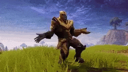 Thanos Dancing GIF - Thanos Dancing Fortnite - Discover & Share GIFs