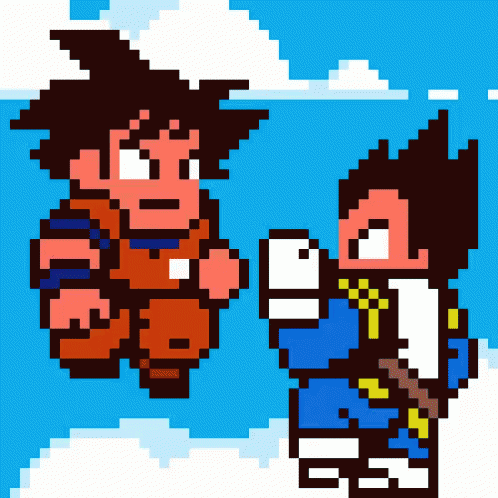 Goku Fighting GIF - Goku Fighting Vegeta - Discover & Share GIFs