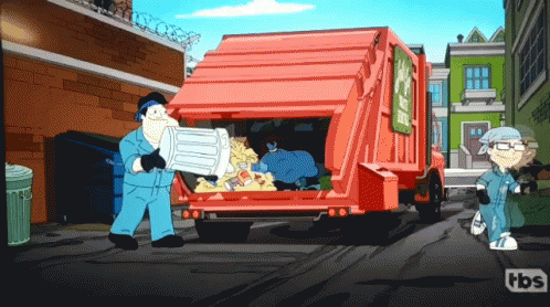 garbage truck gif