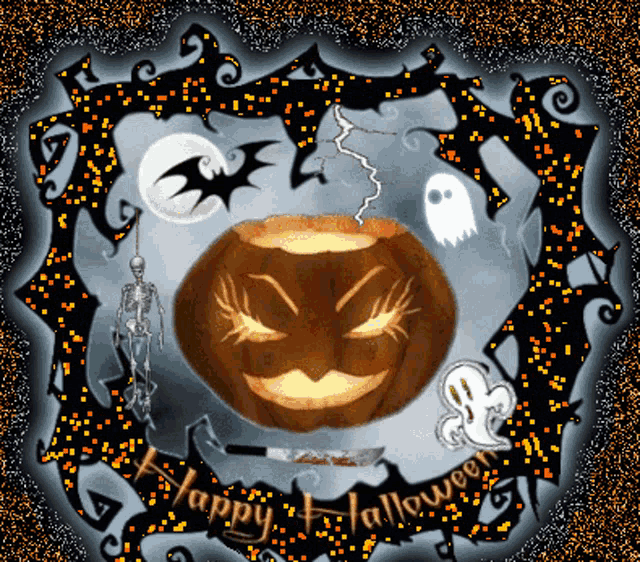Happy Halloween Pumpkin GIF HappyHalloween Pumpkin Smile Discover