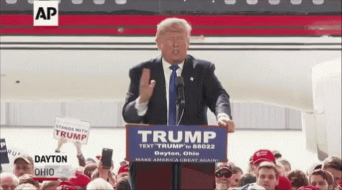 Donald Trump Scared GIF - DonaldTrump Scared Frightened - Discover & Share GIFs