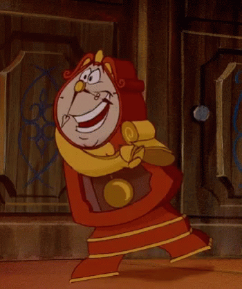 cogsworth disney gif cogsworth disney clock discover share gifs