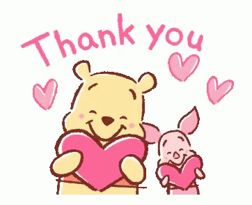 Image result for thank you pooh bear gif