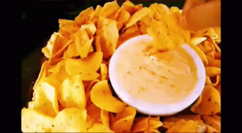 Chips And Dip Snacks GIF - ChipsAndDip Snacks Chips - Discover & Share GIFs