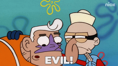 Evil Mermaid Man GIF - Evil MermaidMan BarnacleBoy - Discover & Share GIFs
