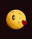 Emoji Kiss GIF - Emoji Kiss Heart - Discover & Share GIFs