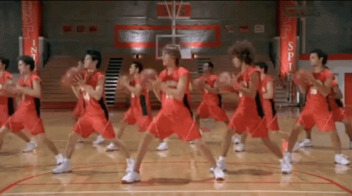 High School Musical Basketball Dance GIF - HighSchoolMusical Dance ...