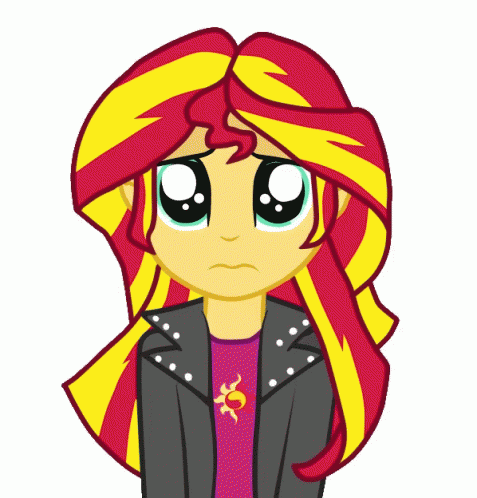 sunset shimmer sorry gif sunsetshimmer sorry sadface discover