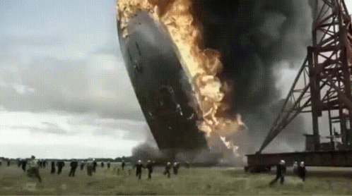 Image result for the hindenburg gif