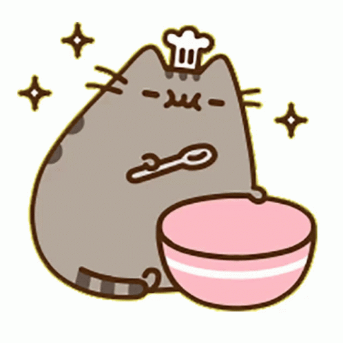 pusheen eating cheetos plush