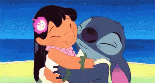 Lilo And Stitch Hug Gif Liloandstitch Hug Cute Discover Share Gifs