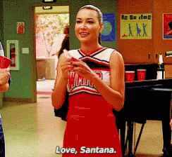Santana Lopez Naya Rivera GIF - SantanaLopez NayaRivera Glee ...
