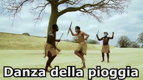 Danza Della Pioggia Danzare Piovere Siccità Africa Tribù GIF ...