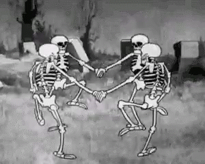 Image result for spooky skeleton gif