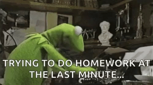 homework gif meme