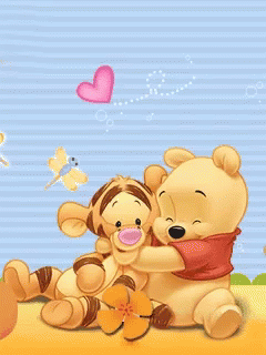 Pooh Tiger Gif Pooh Tiger Hug Discover Share Gifs