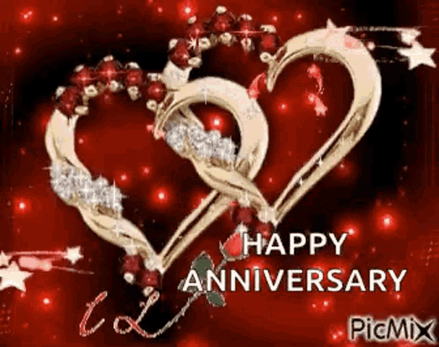 Happy Anniversary ILove You GIF HappyAnniversary ILoveYou Hearts