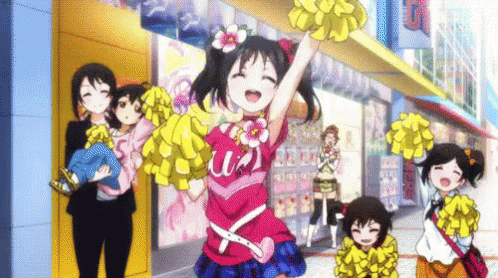 Featured image of post Anime Cheering Gif Characters hug each other in joy and sorrow on