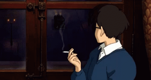 Anime Smoking Gif - You can find out the name of the anime and the