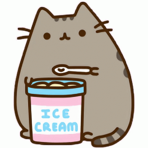 Pusheen Sticker Pack Ice Cream GIF - PusheenStickerPack Pusheen ...