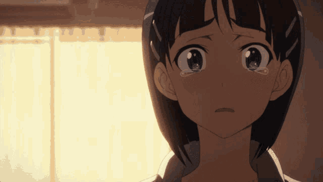 Happy cry anime gif