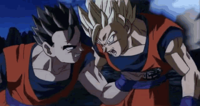 gohan goku gif gohan
