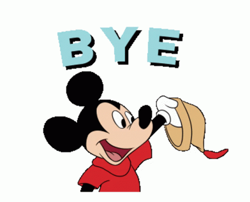 Mickey Mouse Bye GIF - MickeyMouse Bye Waving - Descubre & Comparte GIFs