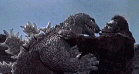 Godzilla Kingkong GIF - Godzilla Kingkong Thefuck - Discover & Share GIFs