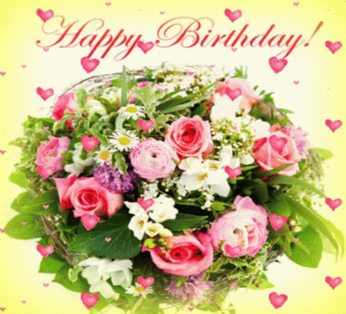 Happy Birthday To You Flowers For You GIF - HappyBirthdayToYou ...