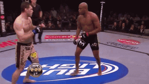 Image result for silva forrest griffin gif