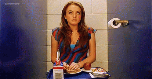 Lindsay Lohan Eating Alone GIF - LindsayLohan EatingAlone MeanGirls -  Discover & Share GIFs