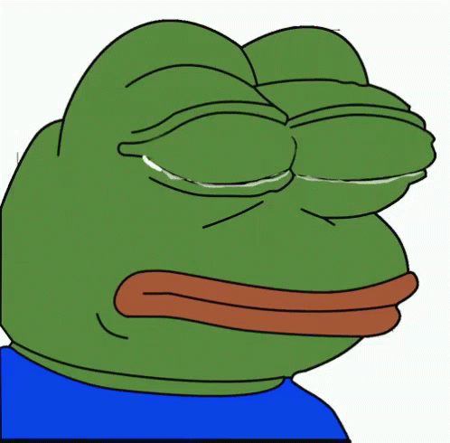Crying Pepe GIF - Crying Pepe Cry - Discover & Share GIFs