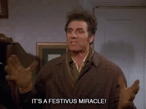 Festivus Miracle GIF - Festivus Miracle Cosmo - Discover & Share GIFs