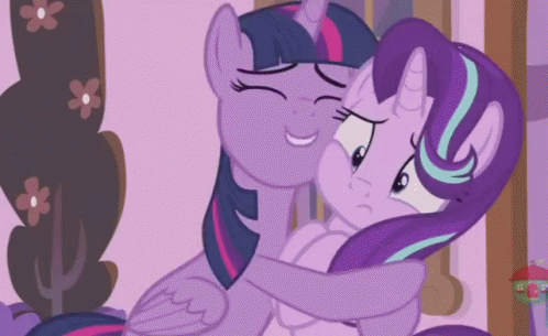 My Little Pony Hug Gif Mylittlepony Hug Discover Share Gifs