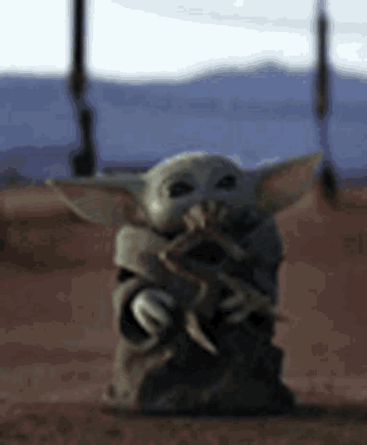 The Mandalorian Baby GIF - TheMandalorian Baby Yoda GIFs