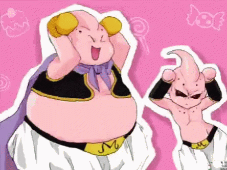 majin buu dancing gif