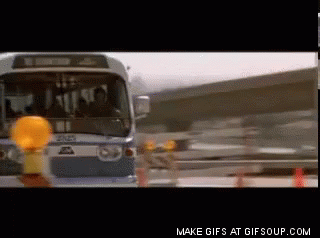 Image result for moving bus on speed gif