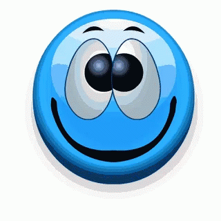 Emoji Smiley Blue GIF - Emoji SmileyBlue Wink - Discover & Share GIFs
