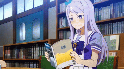 A Anime Girl Studying