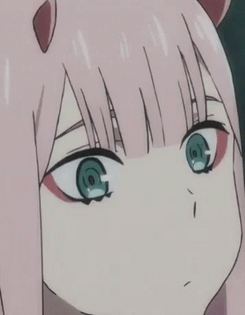 Zero Two Blink GIF - ZeroTwo Blink Anime - Discover & Share GIFs