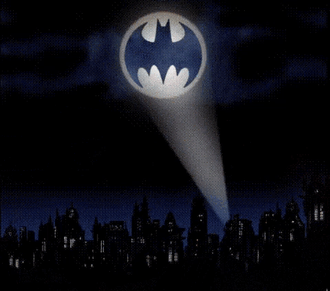 bat signal gif funny