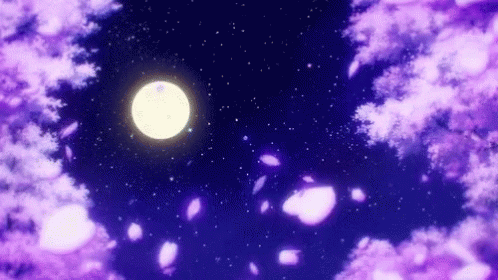 Moon Flower Night GIF - MoonFlower Night Wind - Discover & Share GIFs