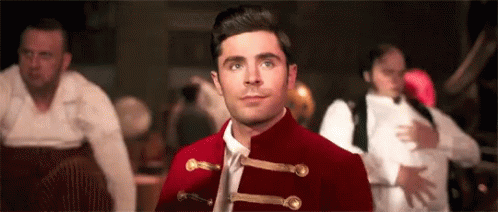 Image result for zac efron greatest showman gif