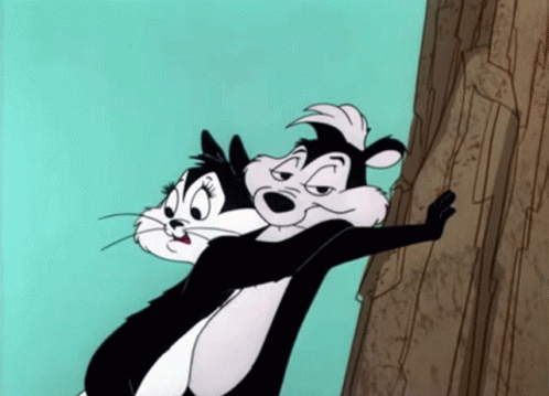 Pepe Le Pew Love GIF - PepeLePew Love Hugging - Discover & Share GIFs